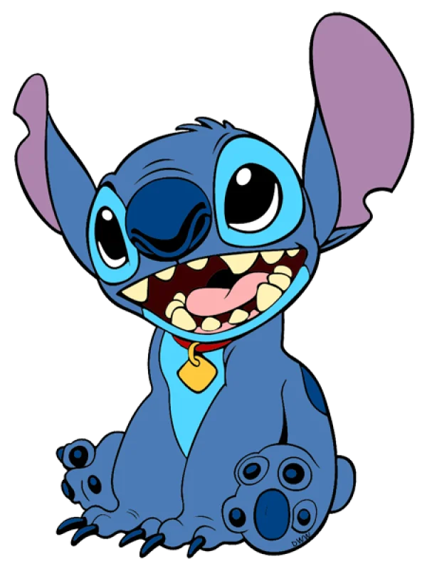 Happy Stitch Smiling Transparent PNG