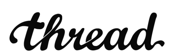 Thread Wordmark Logo PNG Transparent Background