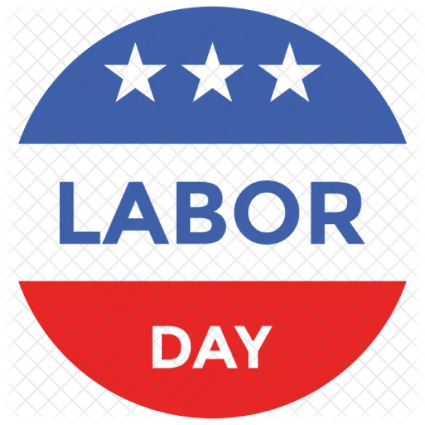 Labor Day Badge Icon PNG Transparent Background