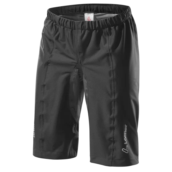 Black Löffler GORE-TEX Cycling Shorts PNG Transparent Background