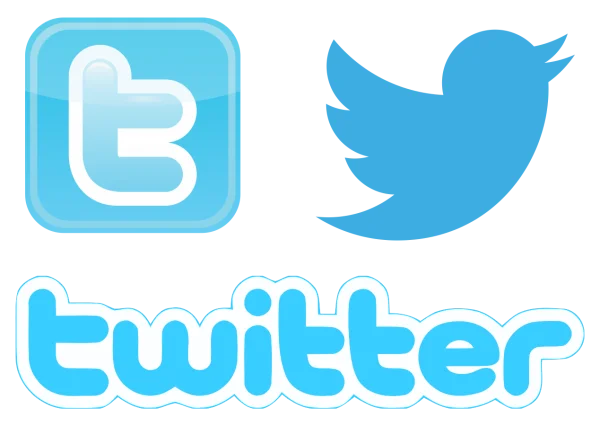 Old Twitter Logos and Icons PNG Set Transparent Background