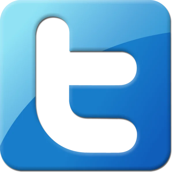 Old Twitter 't' Icon PNG Transparent Background