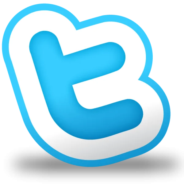 Classic Twitter 't' Logo Icon PNG