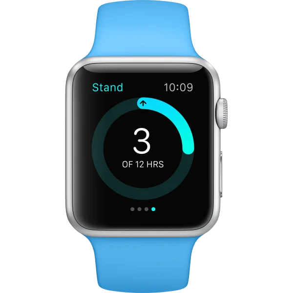 Apple Watch Stand Activity Tracker PNG