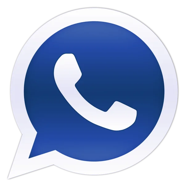 Blue Chat Bubble Phone Icon PNG Transparent