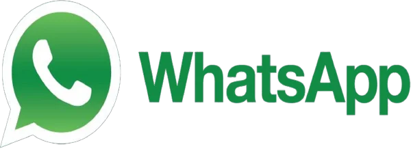 WhatsApp Logo and Text PNG Transparent Background