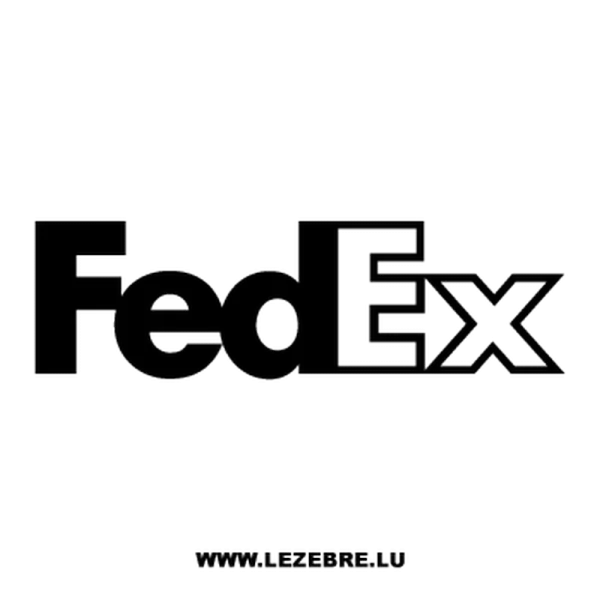 FedEx Logo Outline PNG Transparent Background