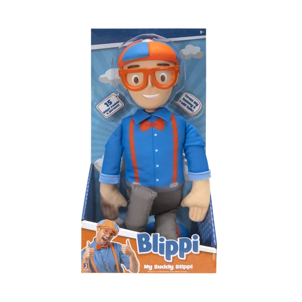 My Buddy Blippi Talking Plush Doll in Box