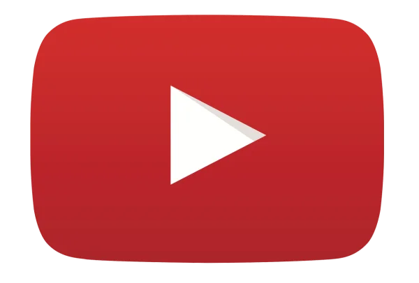 YouTube Play Button Logo PNG Transparent Background