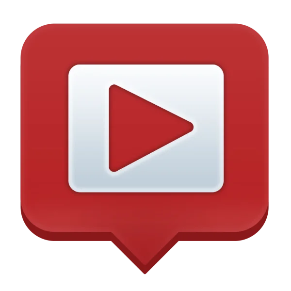YouTube Play Button Icon PNG Transparent