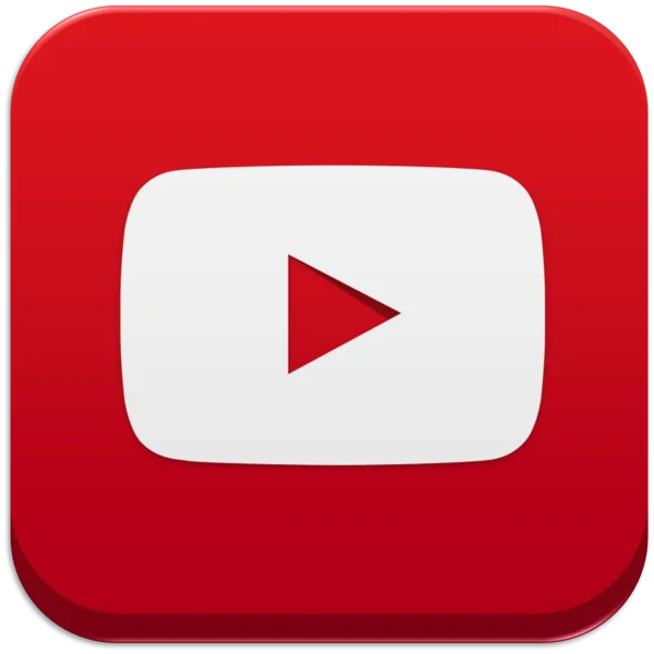 YouTube Logo Icon PNG Transparent Background