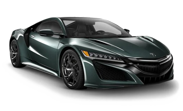 Dark Green Sports Car PNG Transparent Background