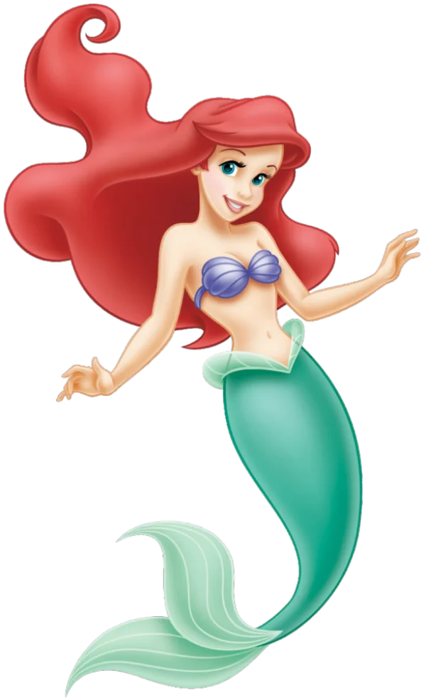 Ariel The Little Mermaid Character PNG