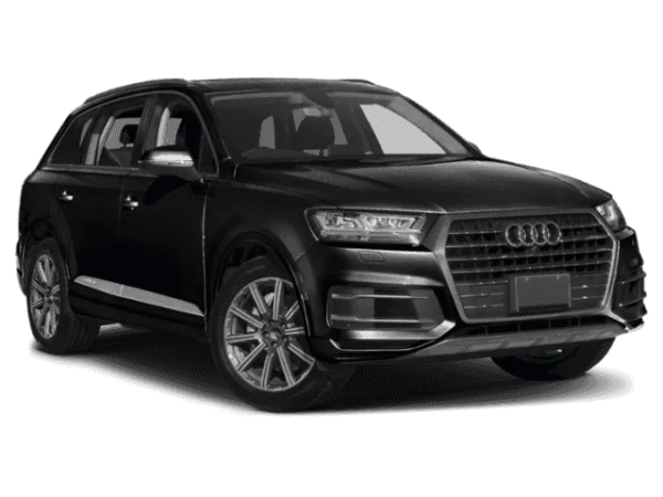 Black Audi Q7 SUV PNG Transparent Background