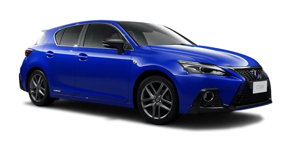 Blue Lexus CT 200h Car PNG Transparent Background