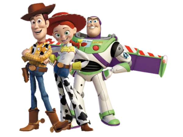 Toy Story Woody, Jessie, Buzz Lightyear PNG