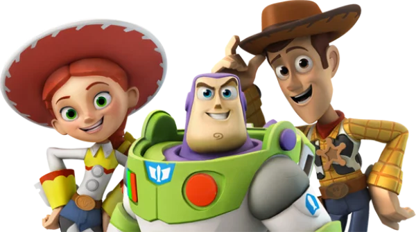 Toy Story Characters Jessie Buzz Woody PNG