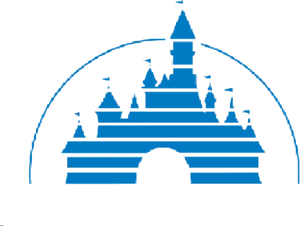 Stylized Blue Castle Logo PNG Transparent Background