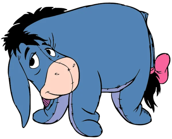 Eeyore from Winnie the Pooh Transparent PNG
