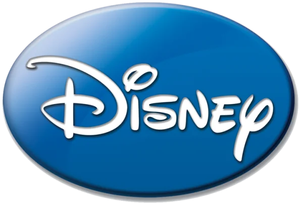 Disney Logo Blue Oval Transparent PNG