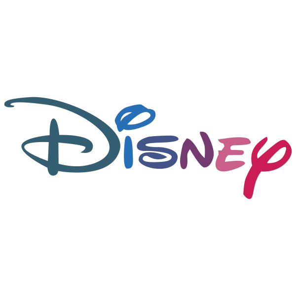 Disney Logo PNG Transparent Gradient