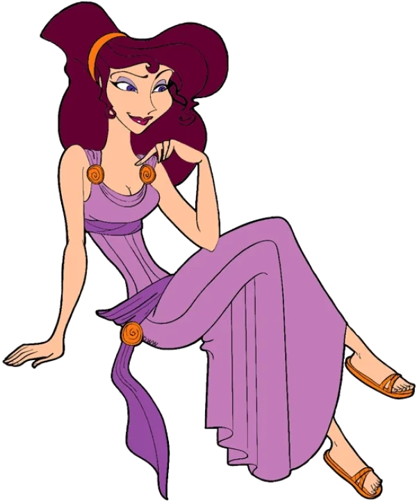 Megara from Hercules Sitting Transparent PNG