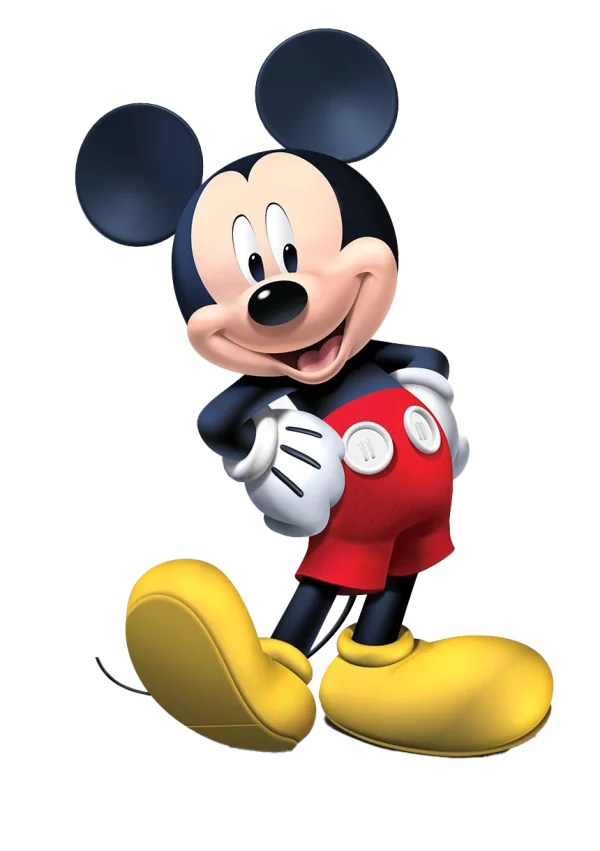 Mickey Mouse Smiling Full Body PNG