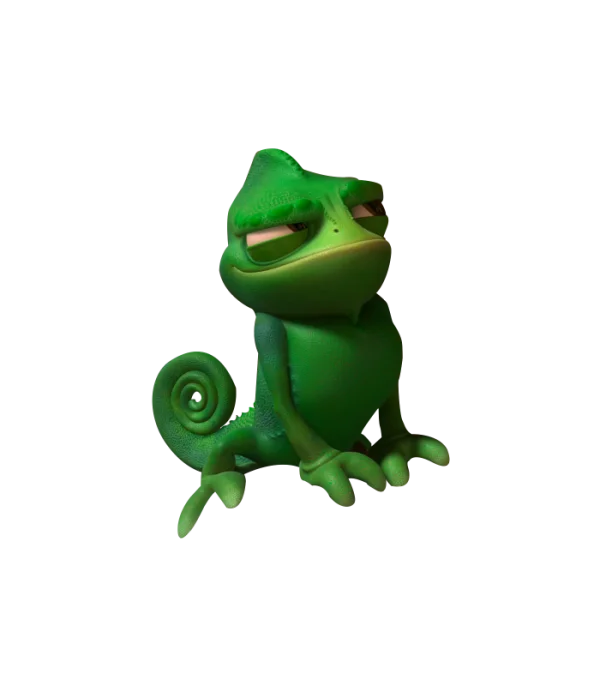 Pascal Chameleon from Tangled PNG Transparent