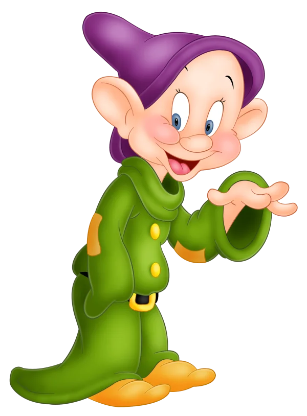 Dopey Dwarf Cartoon Character PNG Transparent
