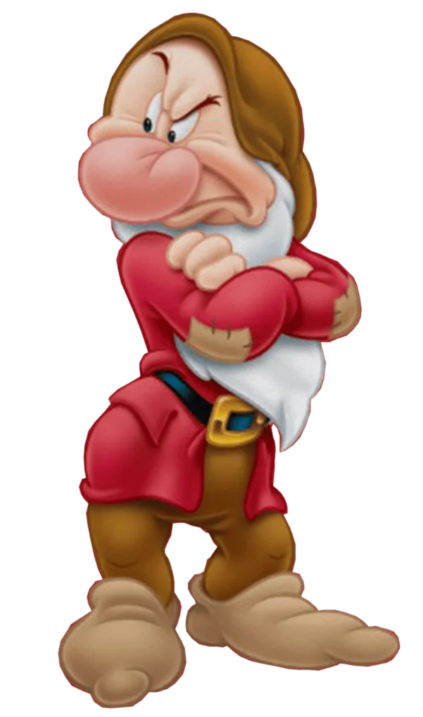 Grumpy Dwarf Transparent PNG