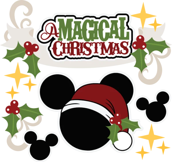 A Magical Christmas Mickey Mouse PNG