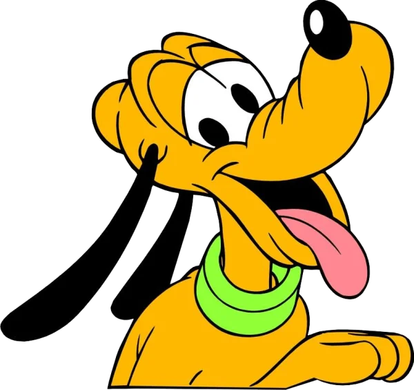 Pluto Dog Cartoon Character PNG