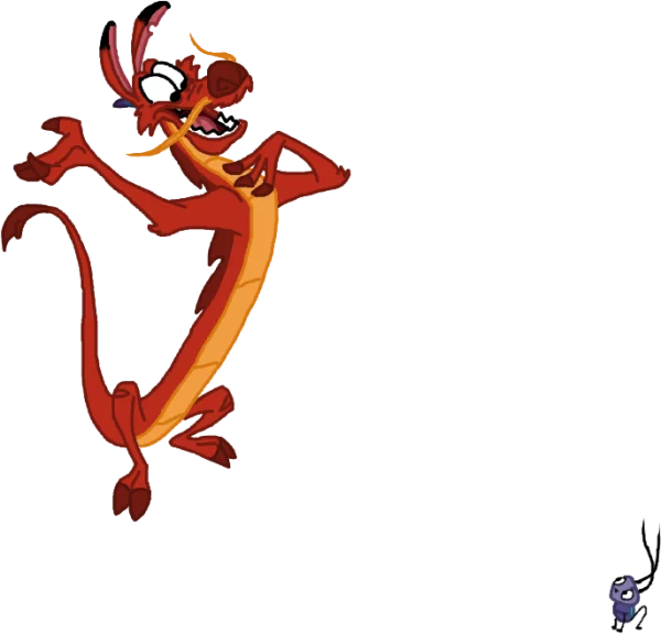 Mushu from Disney Mulan Transparent PNG