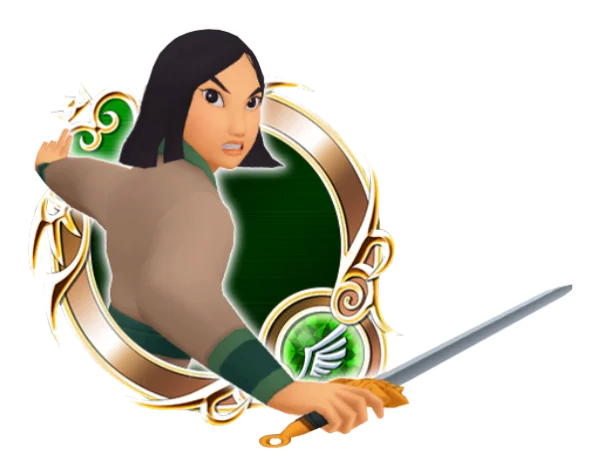 Mulan Kingdom Hearts Character Icon PNG