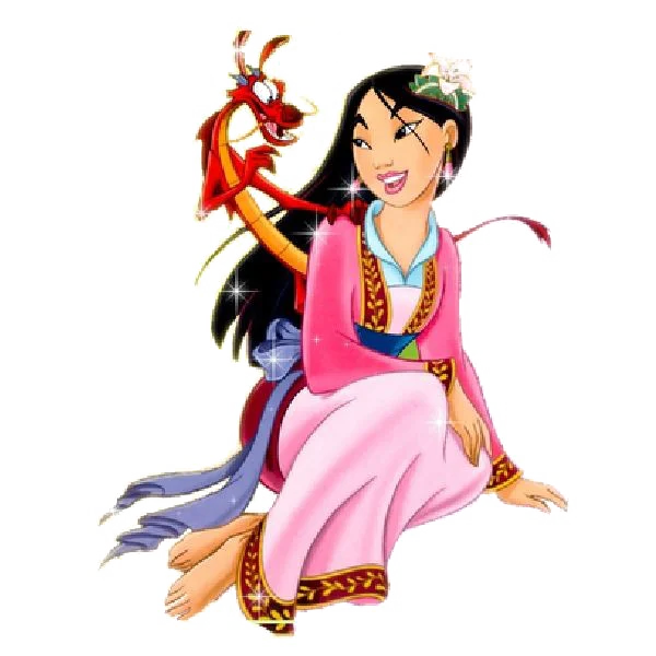 Mulan and Mushu Transparent PNG Image
