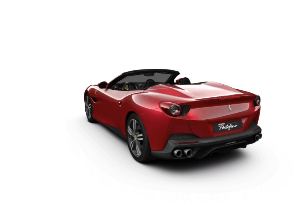 Red Ferrari Portofino Convertible PNG Transparent