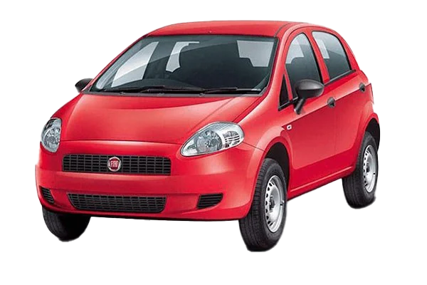 Red Fiat Car PNG Transparent Background