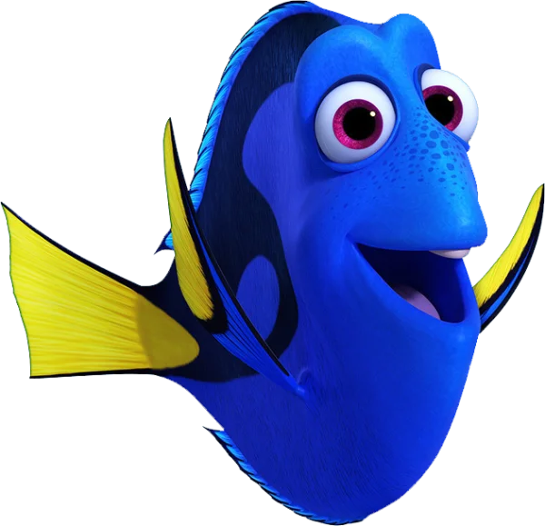 Dory from Finding Nemo PNG Transparent Background