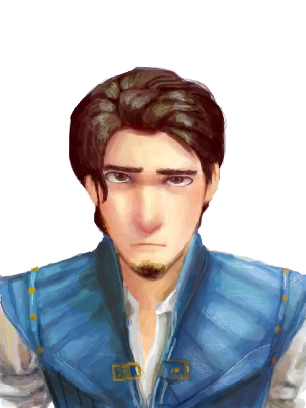 Flynn Rider Fan Art Painting PNG Transparent Background