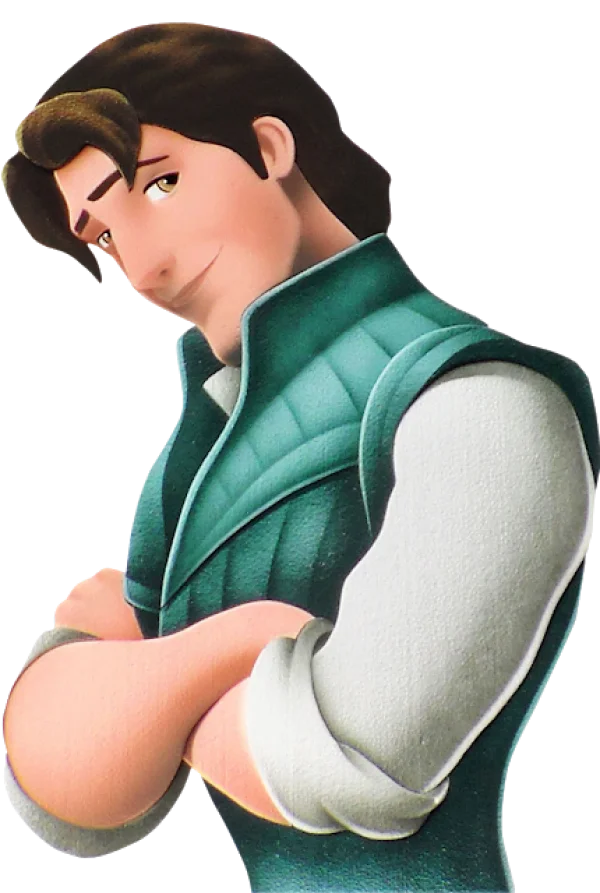 Flynn Rider Tangled Character Smiling PNG Transparent Background