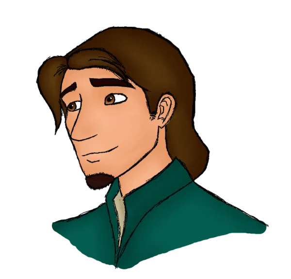 Animated Male Character Headshot PNG Transparent Background