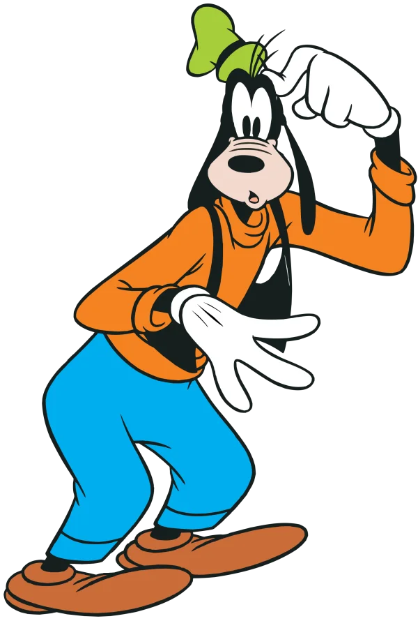 Goofy Disney Character PNG Transparent Background