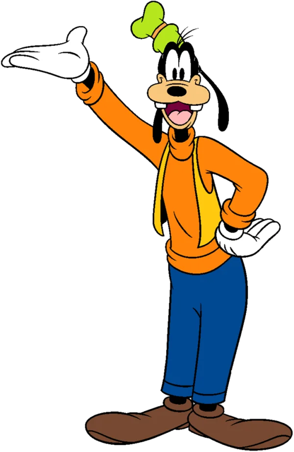 Goofy Character PNG Transparent Background