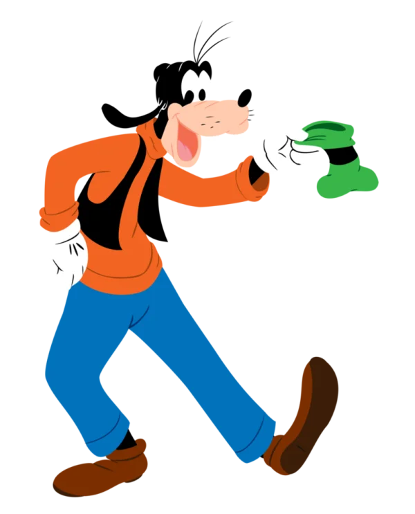 Goofy Walking and Holding Object Transparent PNG