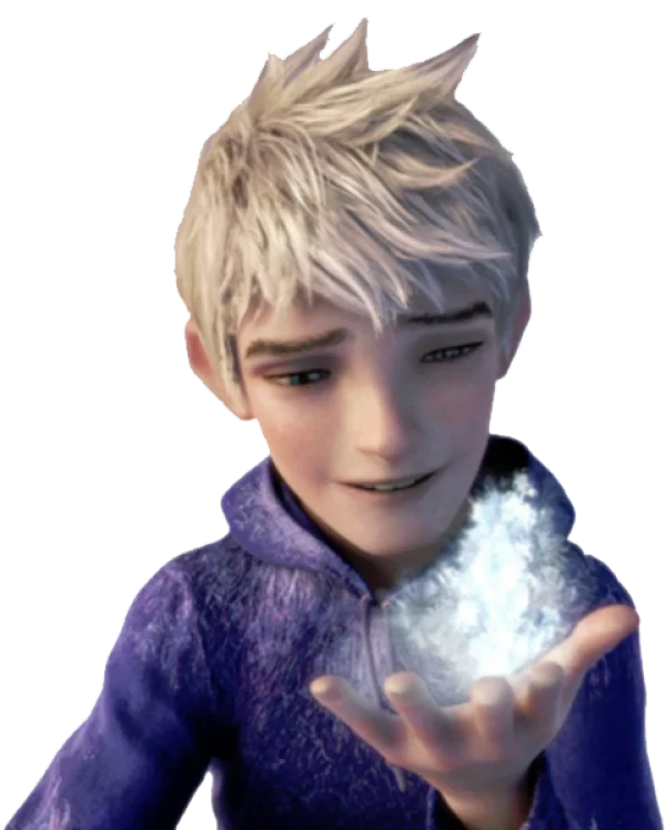 Jack Frost Holding Ice Magic PNG
