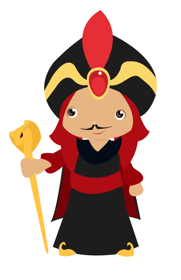 Cartoon Evil Sorcerer PNG Transparent Background