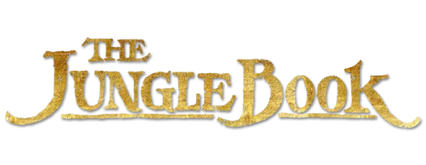 The Jungle Book Logo Gold Textured Transparent PNG