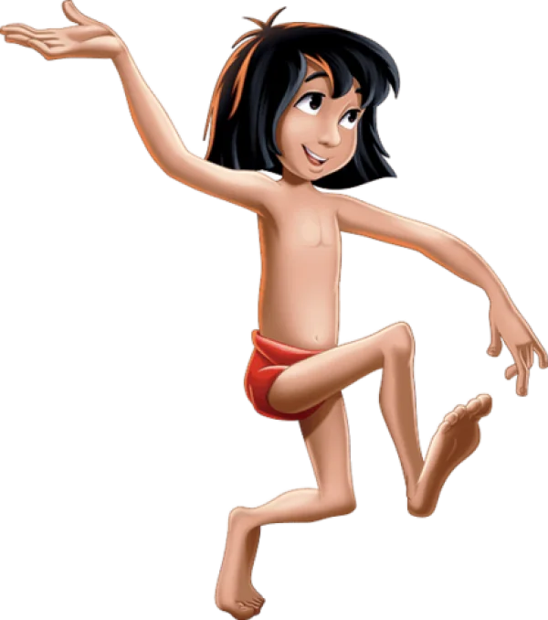 Mowgli The Jungle Book Character PNG Transparent