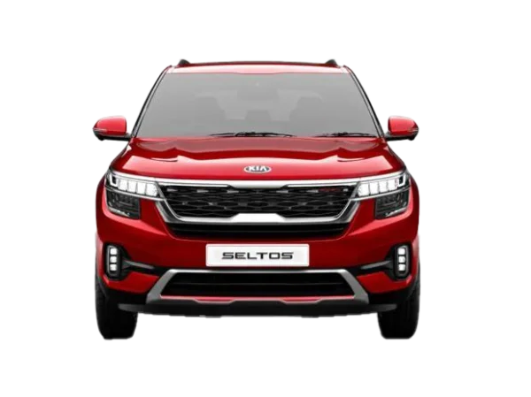Red Kia Seltos Car PNG Transparent Background