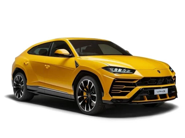 Yellow Lamborghini Urus PNG Transparent Background